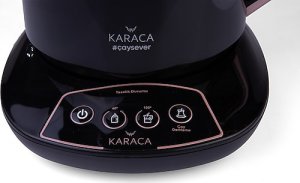 Karaca Çaysever Konuşan 1700 W Cam Demlikli Çay Makinesi