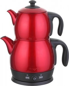 King P-315 R Lea 2200 W Çelik Demlikli Çay Makinesi