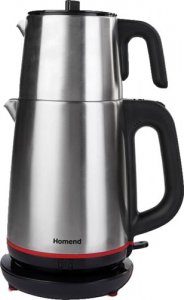 Homend Royal Tea 1711H Inox 2000 W Çelik Çay Makinesi