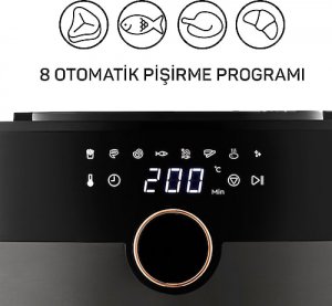 Arzum AR2074 Airtasty XL Air Fryer 6 lt Yağsız Fritöz