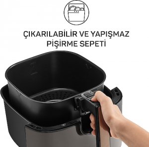 Arzum AR2074 Airtasty XL Air Fryer 6 lt Yağsız Fritöz