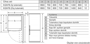 Siemens KG76NCIE0N Kombi No Frost Buzdolabı