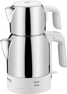 Korkmaz A359-09 Demkolik Krem 1600 W Çelik Çay Makinesi
