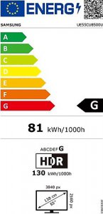 Samsung 55CU8500 4K Ultra HD 55