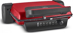 Karaca Crust Grill Toast Kırmızı 1800 W Izgara ve Tost Makinesi