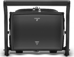 Karaca Gastro Grill Glass Premium 2400 W Black Chrome Tost Makinesi