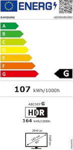 Samsung 65DU8100 4K Ultra HD 65
