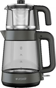 Arçelik CM 6964 G Gri 1900 W Cam Çay Makinesi