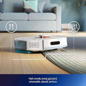 Philips HomeRun 2000 Serisi XU2100/20 Beyaz Çöp İstasyonlu Akıllı Robot Süpürge