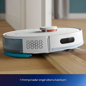 Philips HomeRun 2000 Serisi XU2100/20 Beyaz Çöp İstasyonlu Akıllı Robot Süpürge