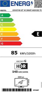 Vestel 65UA9740 4K Ultra HD 65