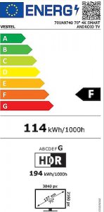Vestel 70UA9740 4K Ultra HD 70