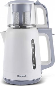 Homend 1756H 1800 W Cam Demlikli Beyaz Çay Makinesi
