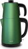 Karaca Gastro Dem 2in1 1650 W Emerald Green Çelik Çay Makinesi