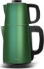 Karaca Tea Break Emerald Green 1650 W Çelik Demlikli Çay Makinesi