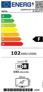 Vestel 65UM9910 4K Ultra HD 65