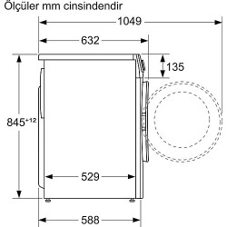 Profilo CGA142ZXTR 1200 Devir 9 kg Çamaşır Makinesi