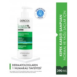 Vichy Dercos Şampuan Normal/Yağlı ve Kepekli 390 ml K6022