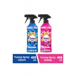 Yumoş Ev Ve Tekstil Spreyi Lilyum 450 ml X1 Ev Vetekstil Spreyi Orkide 450 ml X1